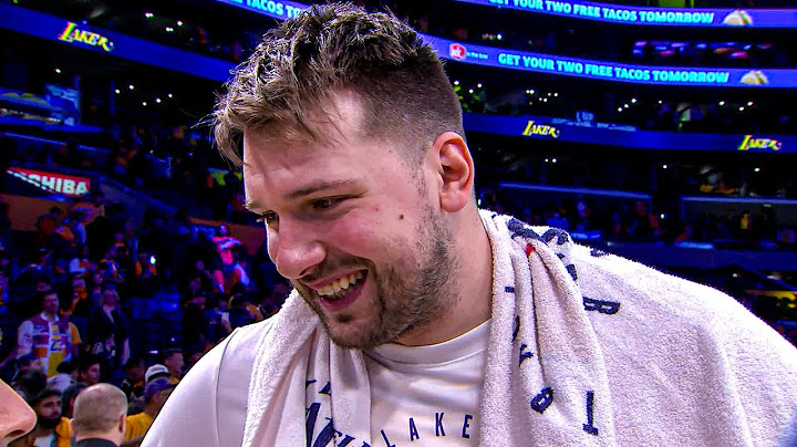 Luka Doncic Talks Lakers Debut, Postgame Interview 🎤