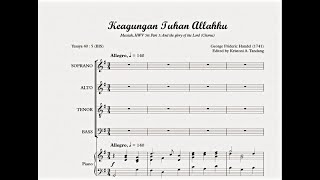 Handel - Keagungan Tuhan Allahku (SATB dengan Iringan Piano)