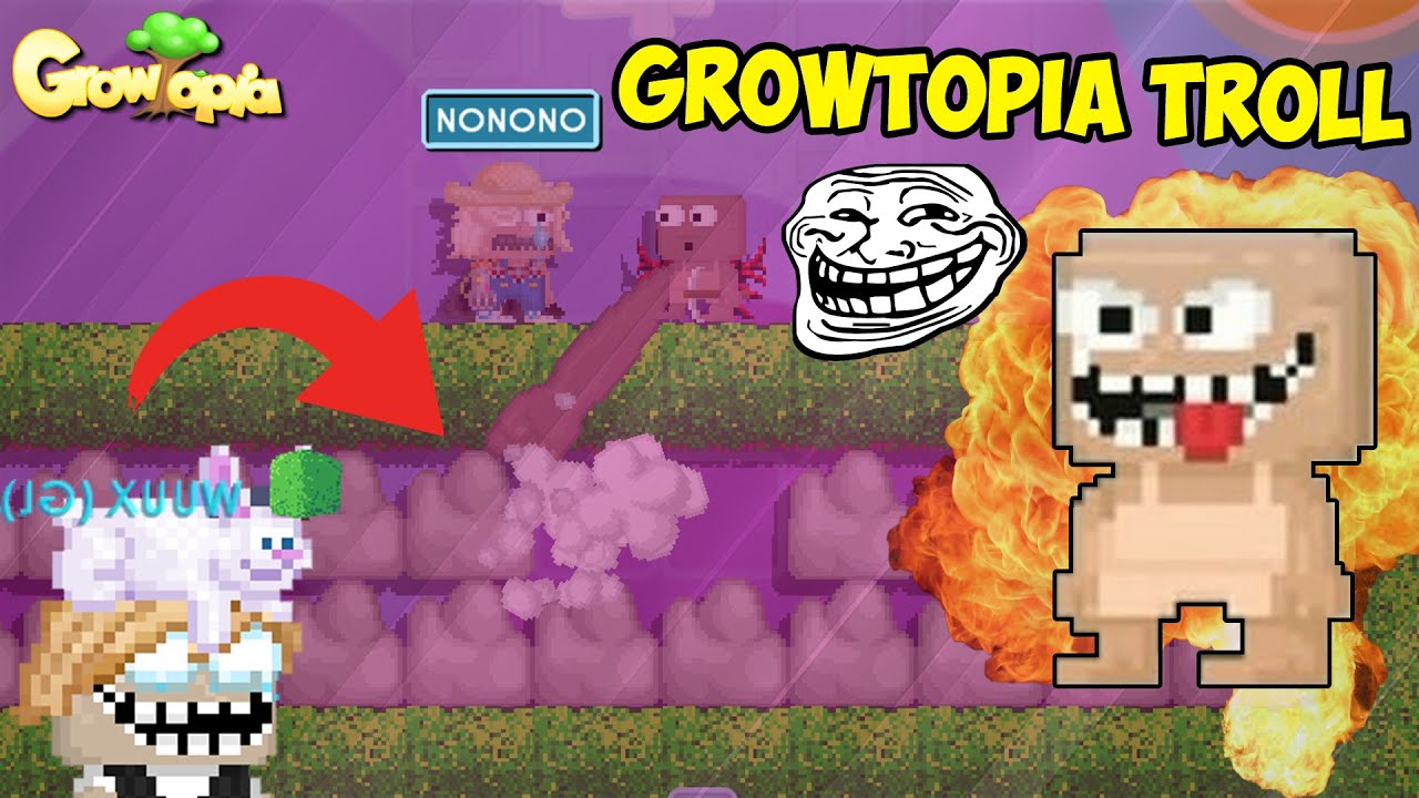 TROLL PEKERJA GROWTOPIA INDONESIA😂(FUNNY) - YouTube