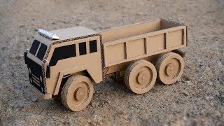 How To Make RC Tata Truck From Cardboard - Very Simple DIY