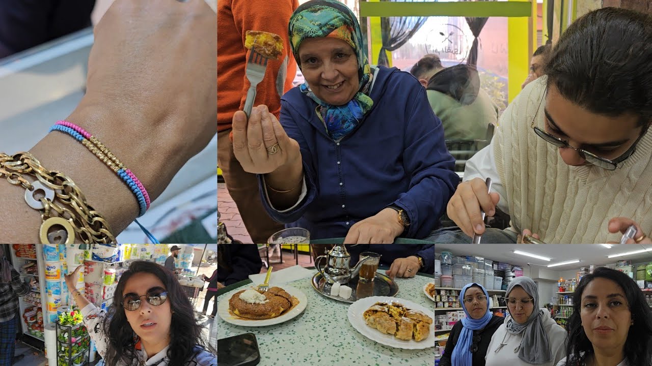 بنتي من مصر طلباتني نديها تفطر فهاد البلاصة🤔الأكل المغربي🇲🇦إدمان عند بناتي😊