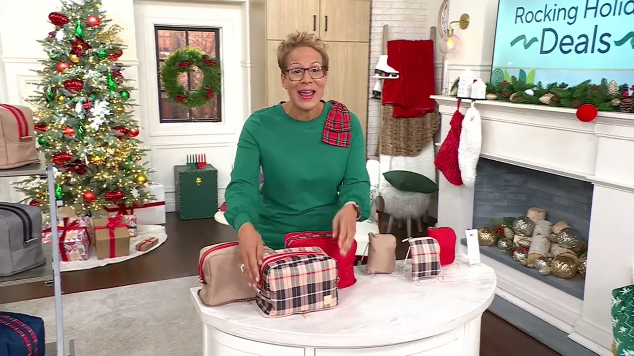 IHKWIP Set of 3 XL Packable Cosmetic Cases on QVC