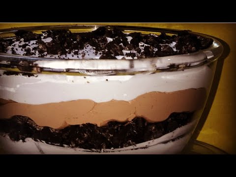 OREO CHOCOLATE DELIGHT' MOUTHWATERING TASTE LIKE A HEAVENLY DESSERTS' NO-BAKE WITH 4 INGREDIENTS