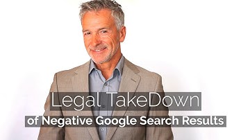 How Can I Remove Internet Defamation under my name