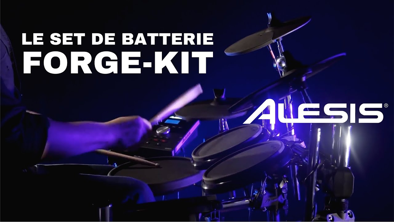 Le set de batterie électronique ALESIS FORGE-KIT (vidéo de la boite noire)  