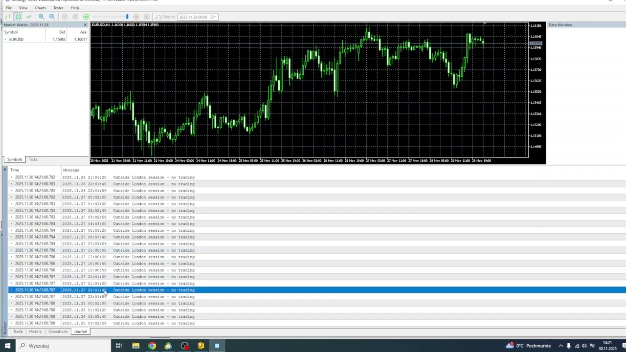 Episode 4: MQL5 Tutorial – Trade Only During London Session