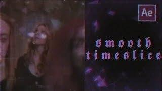 smooth timeslice (warp) ib legallyko | after effects tutorial