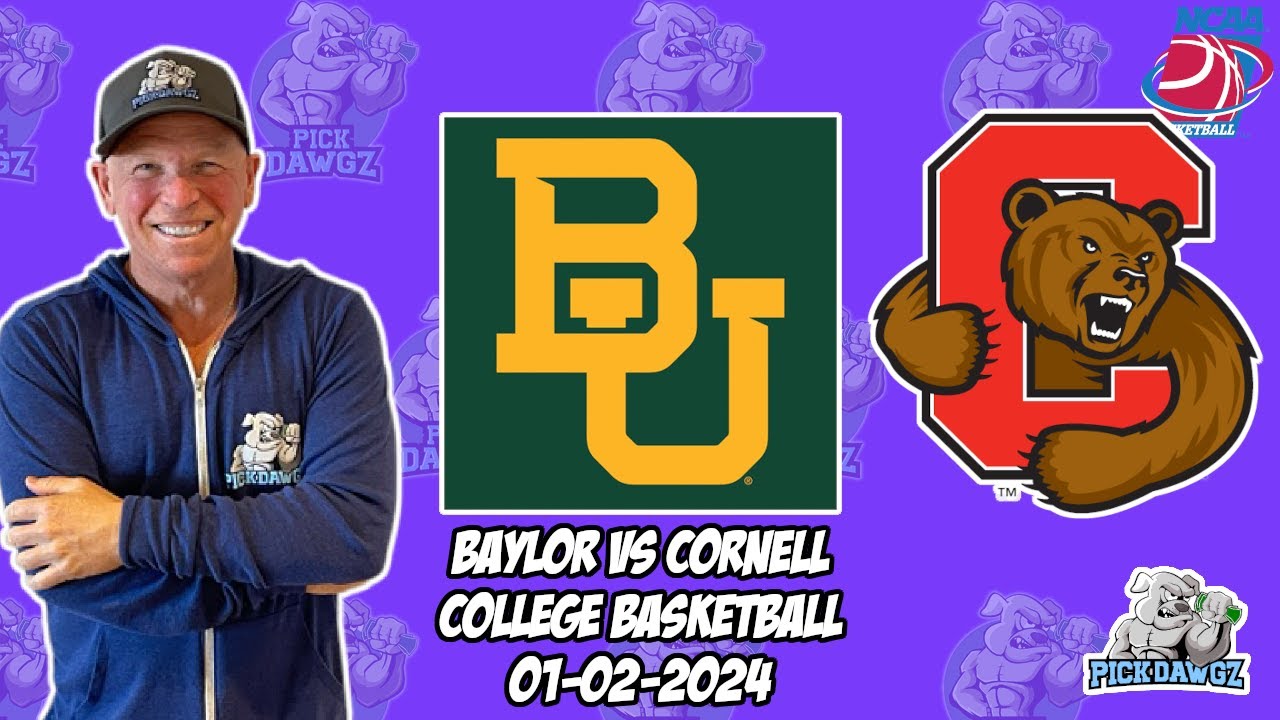 Baylor vs Cornell 1/2/24 Free College Basketball Picks and Predictions