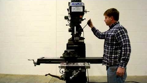 Acra Mill 3HP Vertical Milling Machine