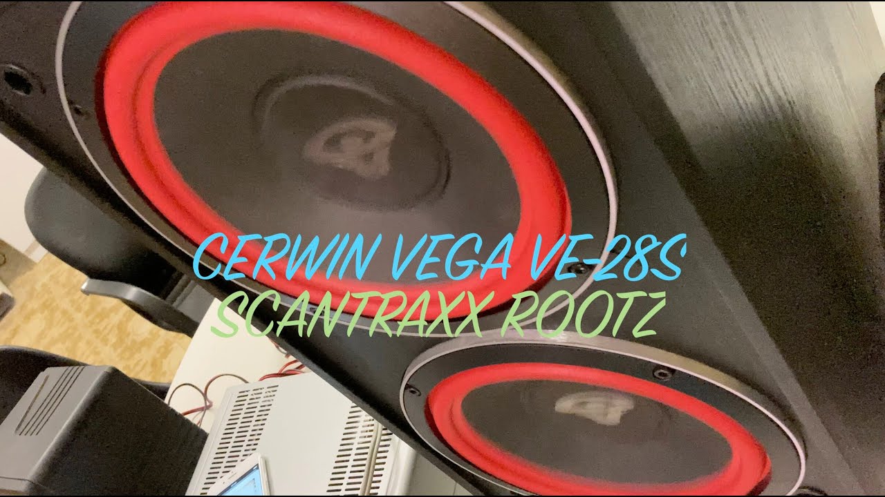 CERWIN VEGA VE-28S | SCANTRAXX ROOTZ BASS TEST - YouTube
