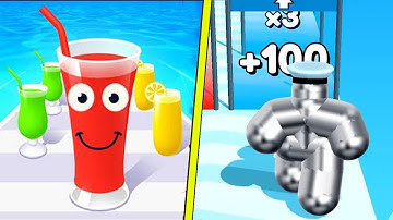 ❇️♻️ Juice Run Vs Tall Man Run New Big Update All Levels Gameplay Walkthrough