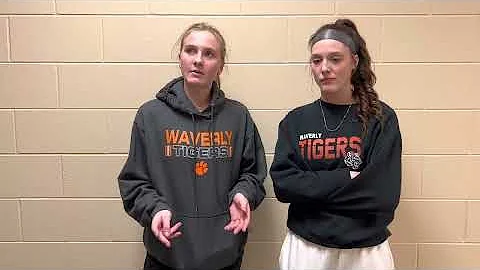 Waverlys Kelli Stewart and Bailey Vulgamore discus...