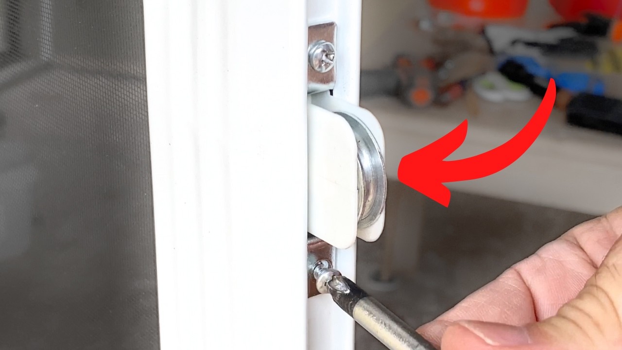 How to Replace Sliding Patio Screen Door Rollers - YouTube