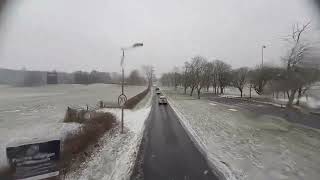 Arriving at Lancaster University on a snowy 🌨 day