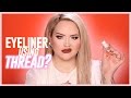 PERFECT LINER USING THREAD?? | NikkieTutorials