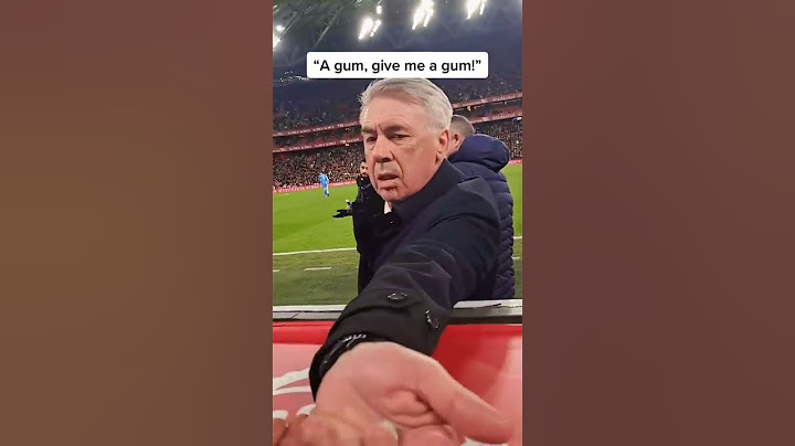 Carlo Ancelotti is a man of the people 😂🍬 (via @babaychou/IG) #shorts