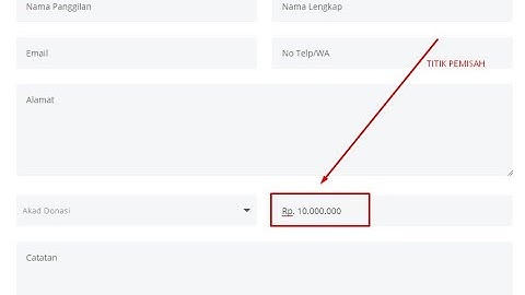 Cara Mudah Membuat Titik Pemisah Rupiah Nominal Angka Contact Form 7 Wordpress HTML Javascript