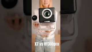 X7 vs HY300pro— Which One’s Worth Your Money?💰 #magcubic #hy300pro #projector #x7 #tech #camera