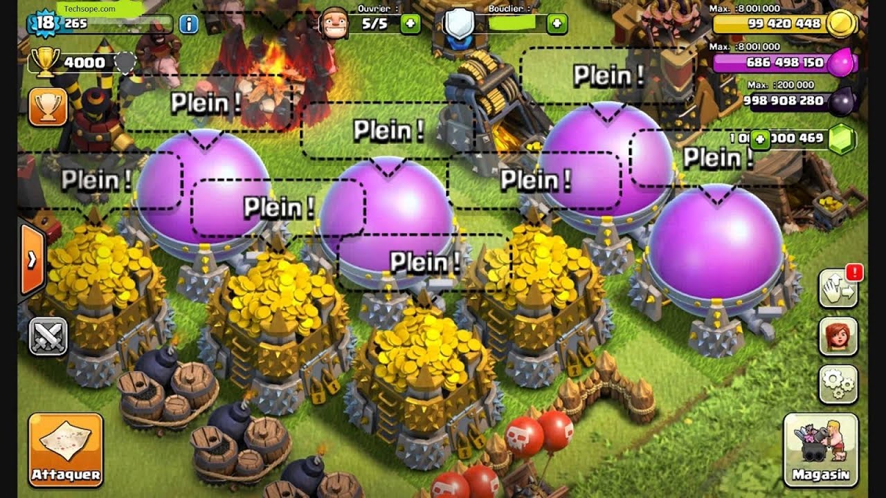 Clash Of Clans HACK - PROOF 2017 - FREE GEMS - YouTube