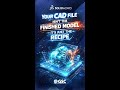 Your CAD File Isn’t the Finished Model - It’s Just the Recipe #shorts