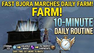 GW2 Bjora Marches Daily Farm: Eternal Ice to Volatile Magic ,10 Mins a Day for EASY T6 Materials!
