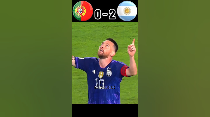 Portugal vs Argentina 🔥🏆 Messi vs Ronaldo Imaginary Match #football #shorts