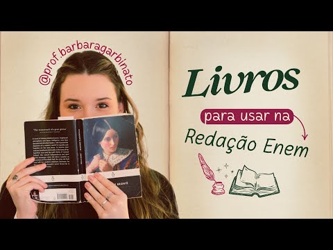 LIVROS brasileiros para usar na REDAÇÃO do Enem! 📚💛