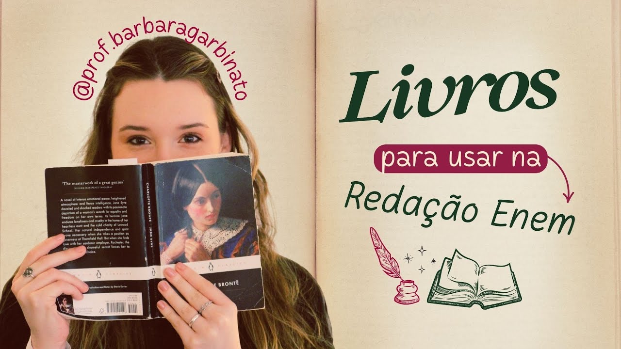 LIVROS brasileiros para usar na REDAÇÃO do Enem! 📚💛