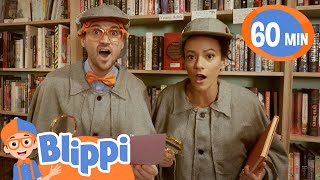 Detective Blippi and Meekah Learn How Important it is to Read Books! | Educational Videos for Kids