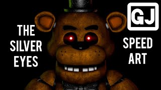 [FNAF/C4D] The Silver Eyes - FNAF BOOK - SPEED ART