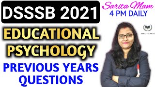 DSSSB Previous Year Questions Discussion with Solution | Educational Psychology & CDP| STUDY 4 WIN