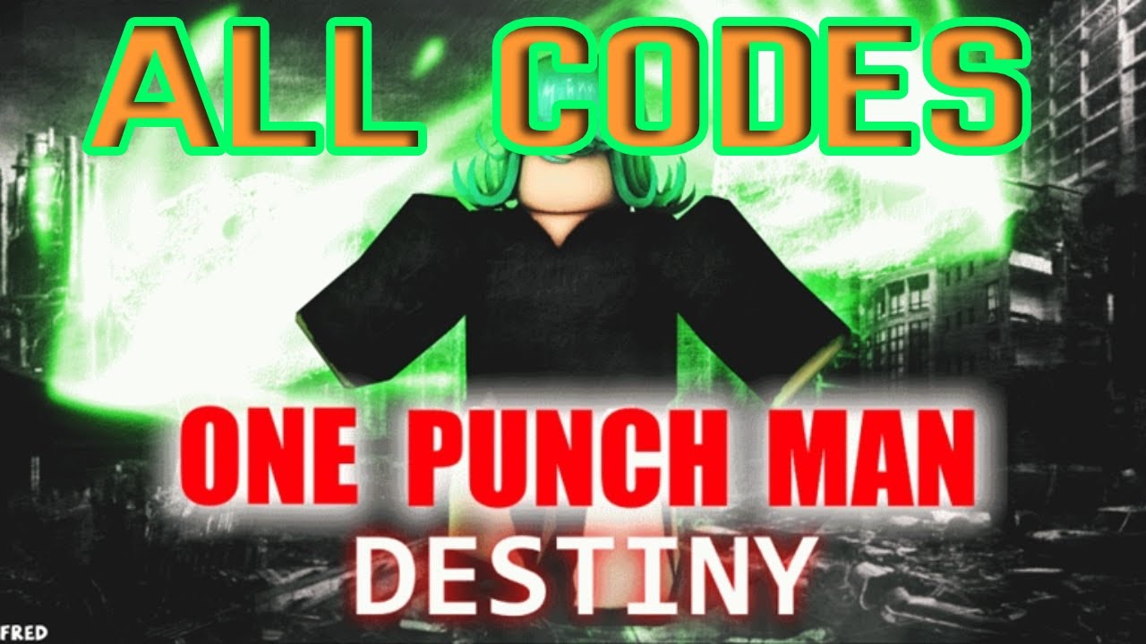 Roblox One Punch Man Destiny Codes Youtube - roblox one punch man destiny relics