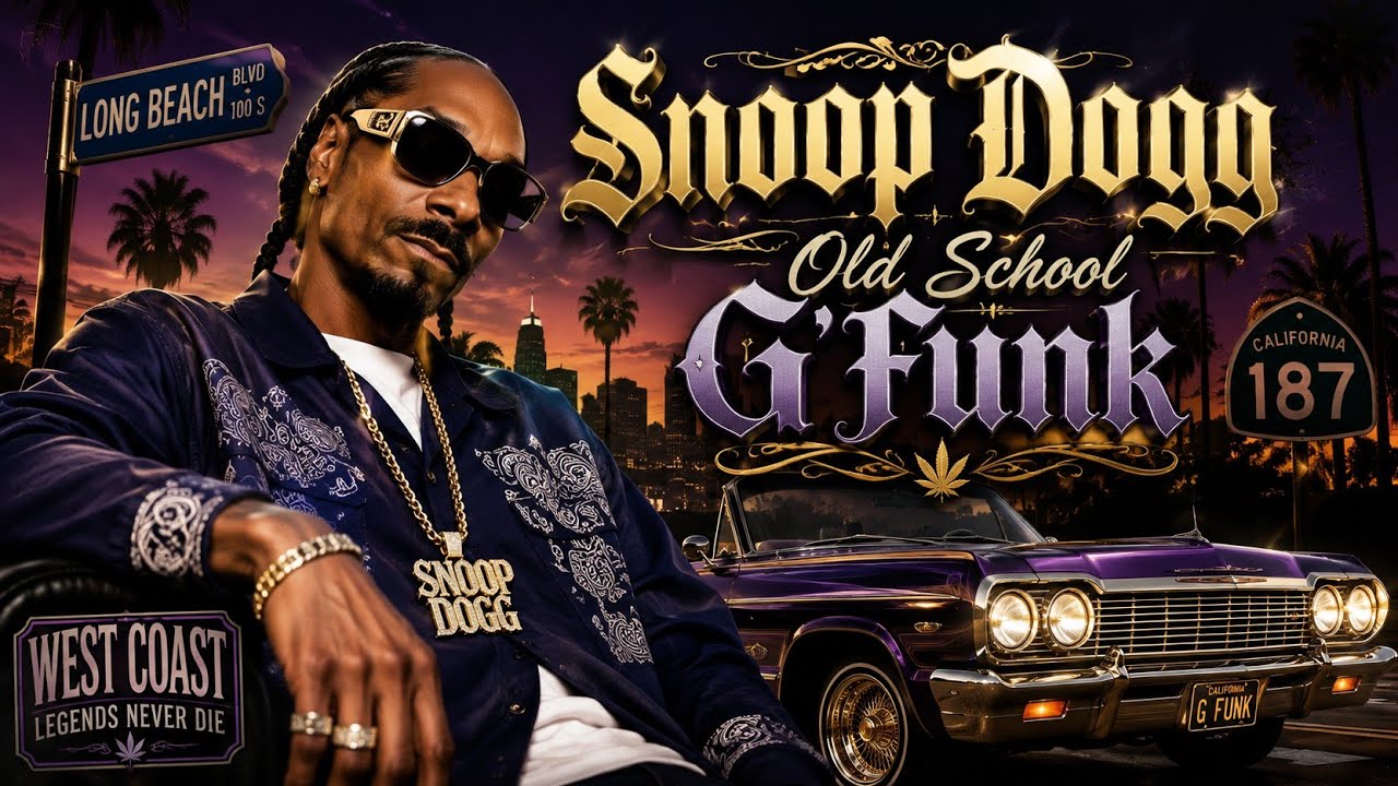 Hip hop Old School G'funk || palm trees after midnight #snoopdogg