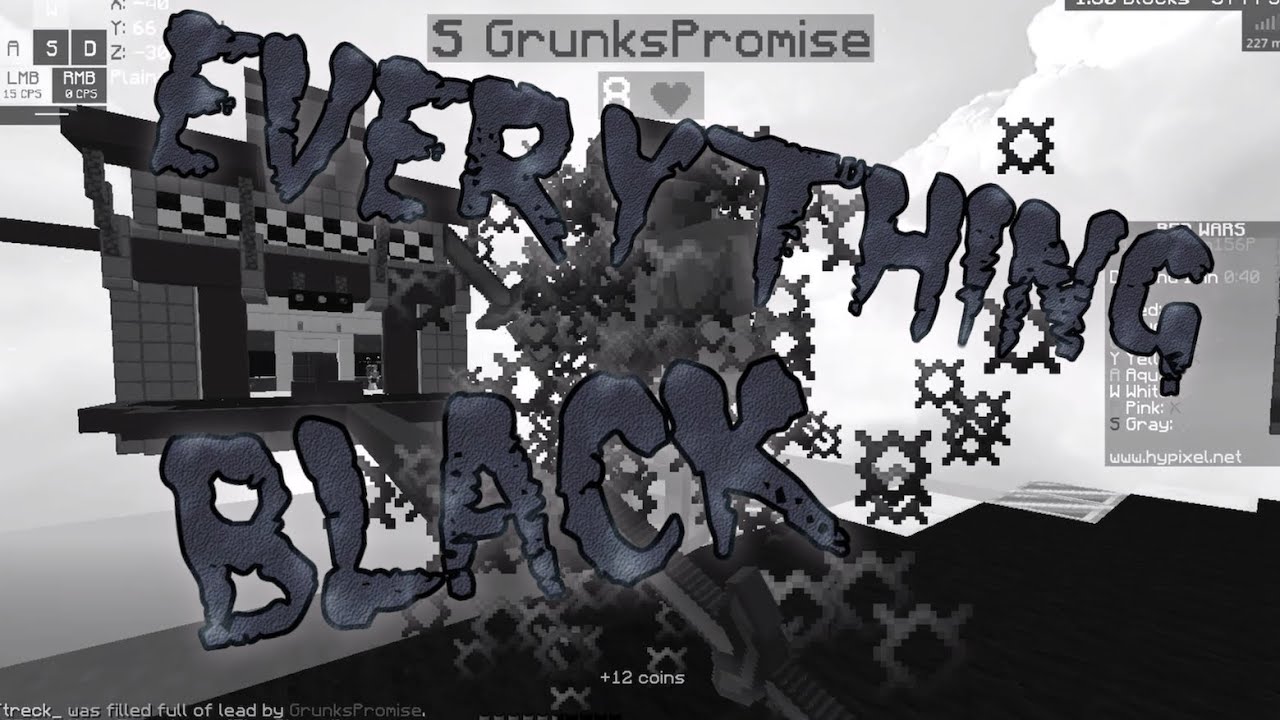 Everything Black (a bedwars montage) YouTube