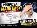 🔥 Proposal Made Easy | Indian Contract Act 1872 | Aseem Sir Day 3
