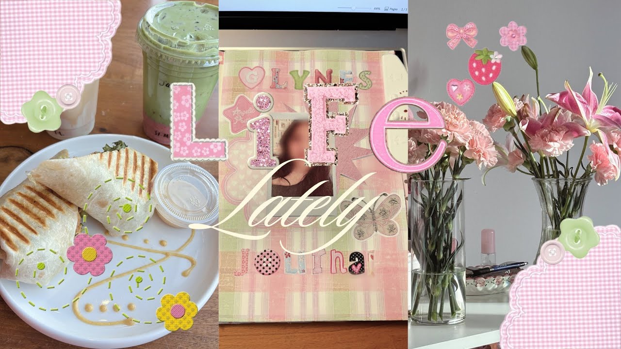 life lately 💝⭐️ cafe, flower arrangement, window shopping, public library, haul, etc.
