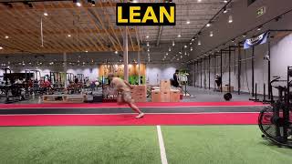 Falling start acceleration drill