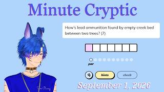 Minute Cryptic September 1, 2026