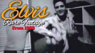 Elvis rare footage, young Elvis | Elvis Presley rare moments 1958 #elvis