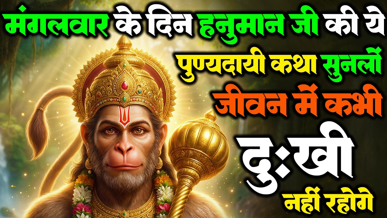 संकटमोचन हनुमान जी की कथा – जो सुन ले, उसके दुख खुद मिट जाते हैं | Mangalwar Vrat Kath