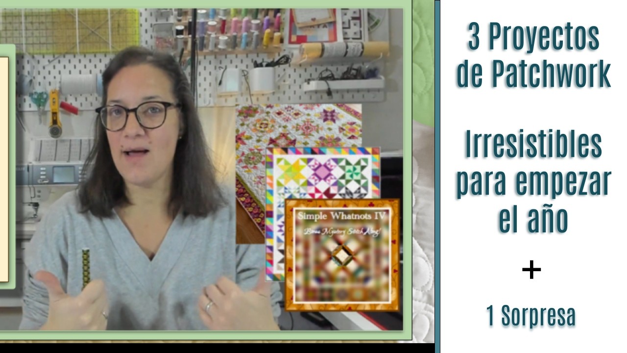 3 Proyectos de Patchwork Irresistibles para Empezar el Año + Sorpresa 🎁 #patchwork