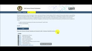 Survey of Sexual Victimization (SSV) Introduction