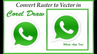 Convert Raster to Vector in Corel Draw