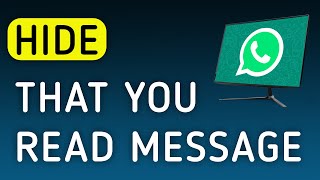How To Hide That You Read A Message On WhatsApp App On PC (New Update) screenshot 5