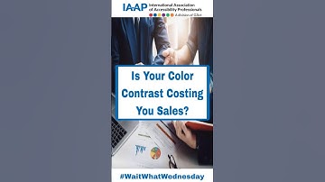Ready to audit your accessibility pallette? #accessibility #color #trend #short