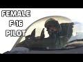 Female F-16 Fighter Pilot - Relampago VII 2022 Colombia