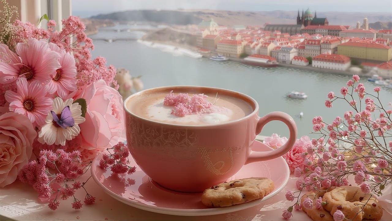 Relaxing Bossa Nova Jazz in the Morning | Spring Cafe Ambience for Calm & Focus