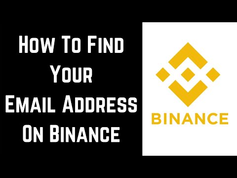   How To Find Email Address On Binance