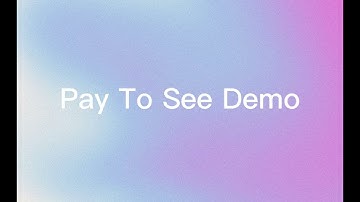 [Flarum Extension] Pay To See Demo