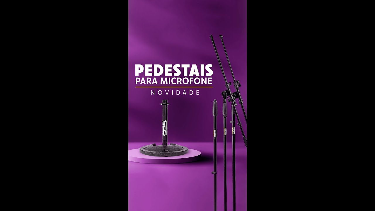 Conheça a linha de pedestais da SAS! 🎤 YouTube